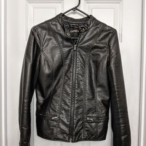 Express Minus the Leather Moto Jacket Black Sz M